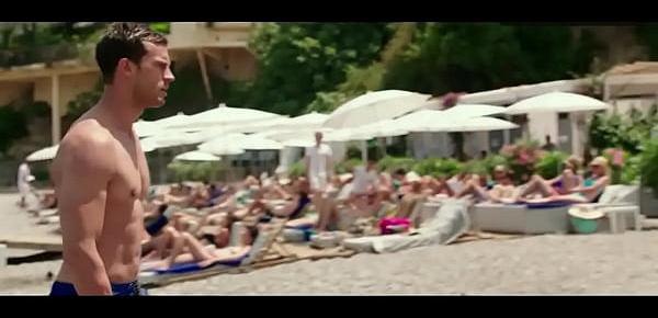  DAKOTA JOHNSON  beach scene in Fifty Shades Freed